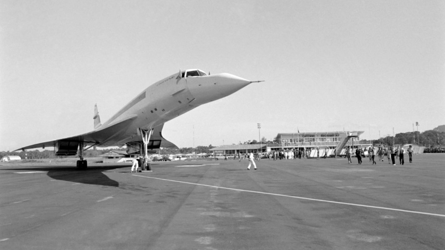 Concorde-Flugzeug