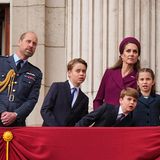 Prinz William, Prinzessin Kate und ihre Kinder beim Veterans Day auf dem Balkon des Buckingham Palace