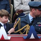 Prinz Louis und Prinz William beim Veterans Day auf dem Ehrenbalkon