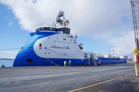 Transport-Schiff für CO2