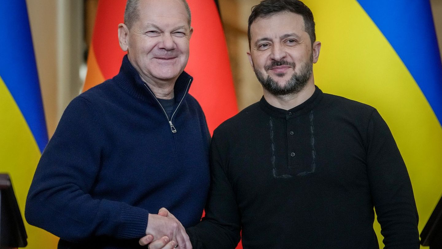 War in Ukraine: Scholz assures Selenskyj “unbreakable solidarity”