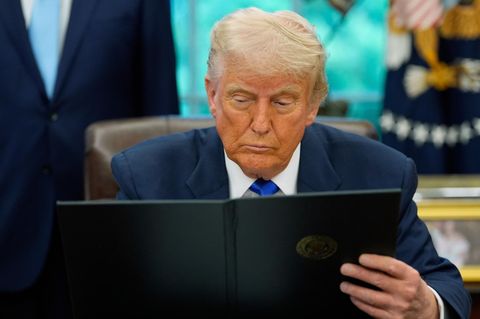 "Ich weiß nicht, warum er mich sehen will", sagt Donald Trump über Kanadas Premierminister Mark Carney
