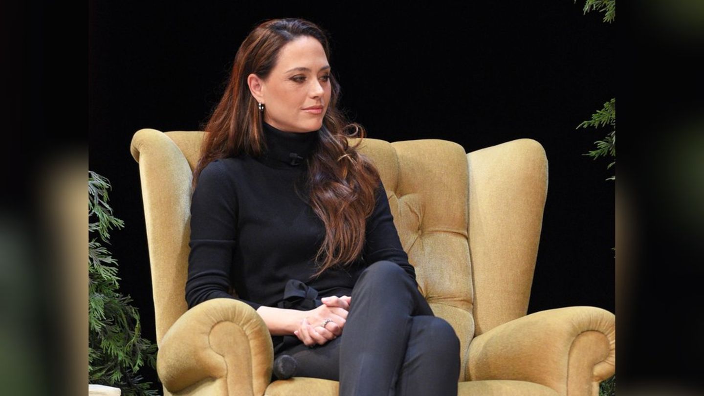 Franca Lehfeldt is back in the job four weeks after the birth