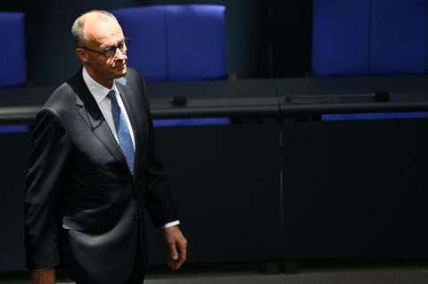 CDU-Chef Friedrich Merz im Bundestag