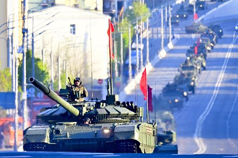 Ungeachtet der Drohnendrohung laufen die Vorbereitungen der Parade in Moskau
