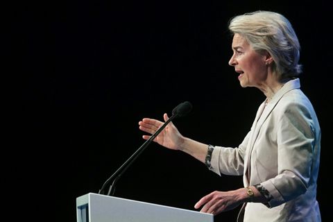 EU-Kommissionschefin von der Leyen am 29. April