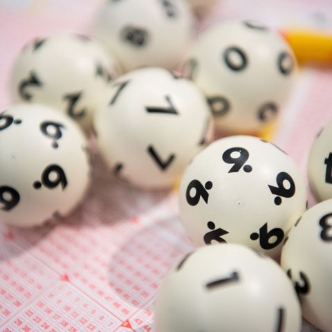 Kugeln bei einer Lotto-Ziehung