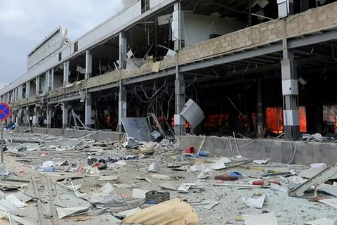 Flughafen in Sanaa nach israelischen Angriffen