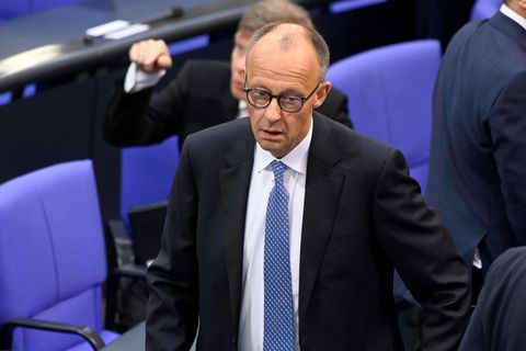 Friedrich Merz im Bundestag