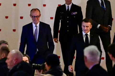 Friedrich Merz und Emmanuel Macron