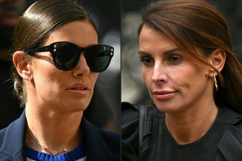 Rebekah Vardy (links) und Coleen Rooney