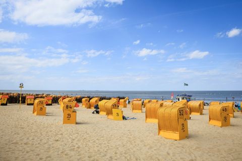 Strandkörbe in Cuxhaven