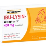 Ibuprofen wirkt bei einer Dosis von 200 mg vorwiegend schmerzlindernd, während in hohen Einzeldosen von 800 mg die entzündungshemmenden und antirheumatischen Eigenschaften überwiegen. Die maximale Einzeldosis von Ibuprofen beträgt 400 mg, jedoch sollte die tägliche Gesamtdosis 1200 mg nicht überschreiten. Niedrig dosiert ist Ibuprofen gut verträglich.  Um die Wirksamkeit von Ibuprofen zu beschleunigen, wird es in diesem Produkt mit der Aminosäure Lysin kombiniert. Die Schmerzlinderung setzt sehr schnell ein, wenn es auf nüchternen Magen eingenommen wird, besonders bei plötzlichen Migräneattacken oder Fieberschüben. Allerdings ist diese Formulierung nicht magenschonend. Schwangere in den letzten drei Wochen sollten Ibuprofen nicht einnehmen, ebenso wie Personen mit Bluthochdruck, die stattdessen zu anderen Schmerzmitteln greifen sollten.