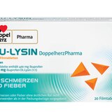 Um die Wirksamkeit von Ibuprofen zu beschleunigen, wird es bei diesem Produkt mit der Aminosäure Lysin kombiniert. Auf nüchternen Magen eingenommen, setzt die Schmerzlinderung sehr schnell ein. Nützlich bei plötzlichen Migräneattacken oder Fieberschüben. Magenschonend ist das allerdings nicht. Schwangere in den letzten drei Wochen sollten Ibuprofen nicht einnehmen. Auch wer unter Bluthochdruck leidet, sollte zu anderen Schmerzmitteln greifen.
