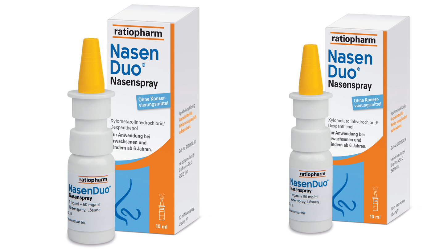 Kinder sind eigentlich immer irgendwie erkältet, vor allem, wenn es in die Kita geht. Erholsamer Schlaf ist die beste Medizin, doch mit verstopfter Nase fällt das Einschlafen oft nicht leicht. Nasensprays für Erwachsene sind für zarte Kindernasenschleimhäute ungeeignet. Hier setzen eigens für Kinder konzipierte Nasensprays an, wie zum Beispiel NasenDuo. Auf die Dosierung achten, bei übermäßigem Gebrauch tritt ein Gewöhnungseffekt ein.