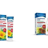 Franzbrandwein und Arnika sind Klassiker in der Naturheilkunde bei Verstauchungen, Gelenkschmerzen und Muskelkater. Das "Brand" im Namen kommt vom altdeutschen Wort für Schmerz. Der Alkohol im Brandwein verdunstet, wodurch ein Kühlungseffekt entsteht, gleichzeitig wirken die ätherischen Öle schmerzlindernd. Arnika zählt zu den Giftpflanzen; als Extrakt in der äußerlichen Anwendung wirkt sie entzündungshemmend, antimikrobiell und fördert die Durchblutung. Arnika sollte nicht in Kontakt mit Augen oder Schleimhäuten kommen. Am besten Einweghandschuhe tragen oder die Hände gründlich abwaschen.