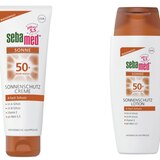 Die Sonne wird immer aggressiver. Vor allem für Menschen mit sensibler Haut reichen die üblichen Lichtschutzfaktoren um 30 nicht mehr aus. Aber auch wer sich länger draußen aufhält und exponierte Stellen wie Nase, Hals und Nacken schützen will, ist mit hohen Schutzwerten von 50+ gut beraten. Der Sonnenschutz von Sebamed als medizinische Hautpflege. Der UV-A-Schutz hilft, Sonnenallergien und vorzeitiger Hautalterung entgegenzuwirken. UV-B-Schutz gegen Sonnenbrand. Vitamin E soll als Antioxidans freie Radikale neutralisieren, der pH-Wert 5,5 stabilisiert den Hautschutzmantel.   