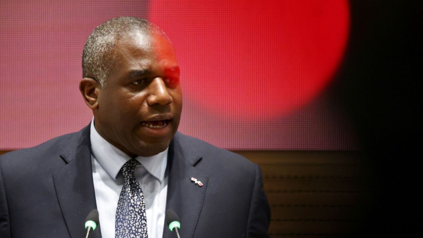 Der britische Außenminister David Lammy