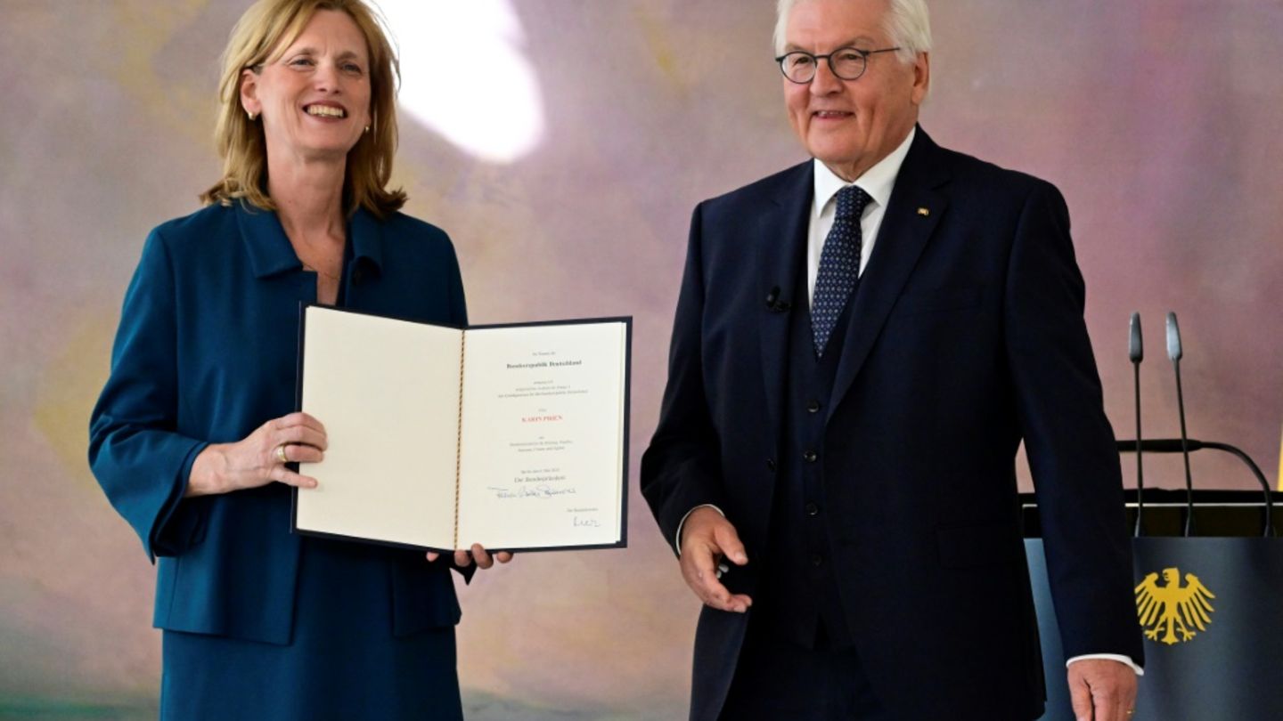 Karin Prien bei ihrer Ernennung