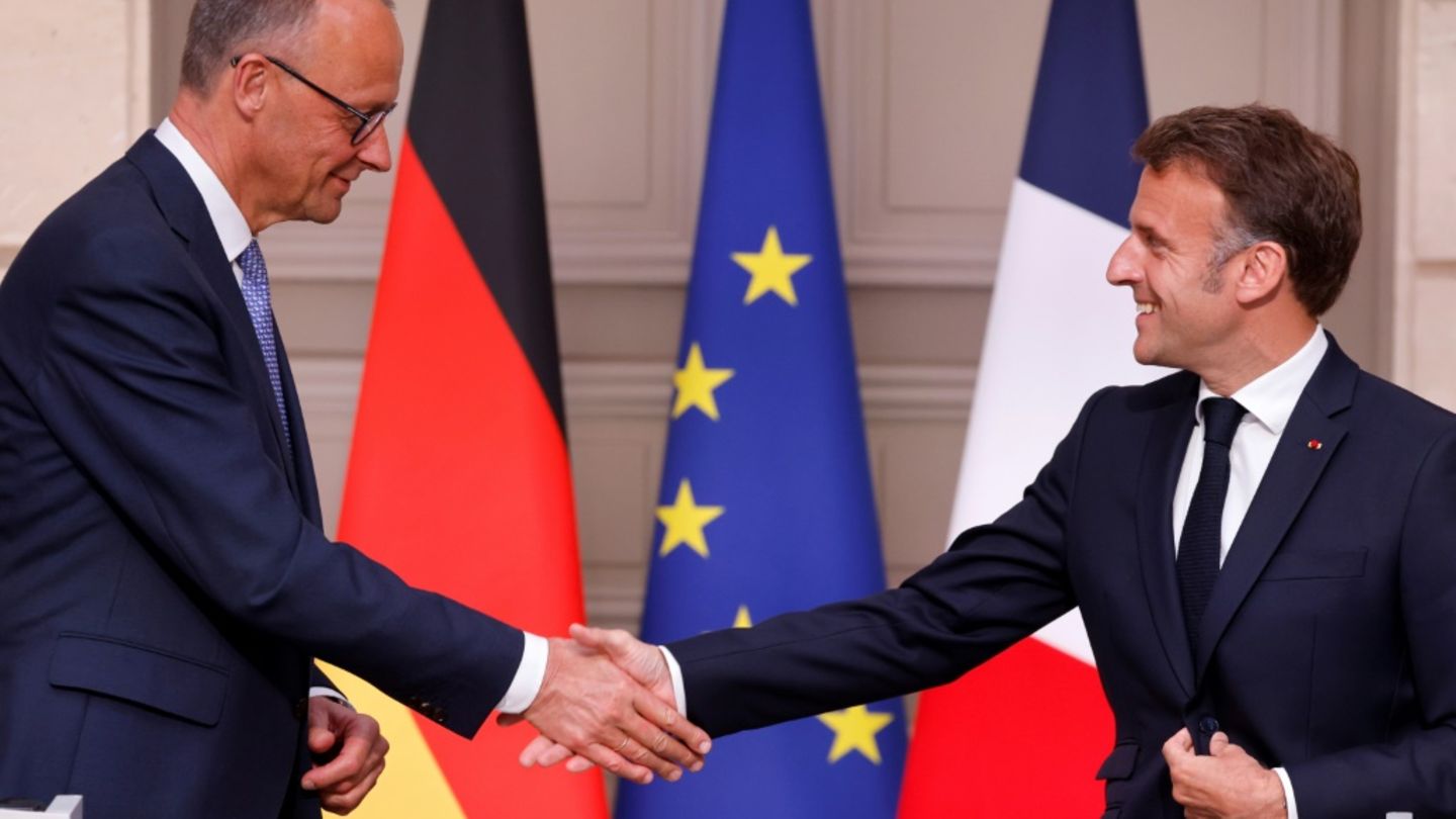 Friedrich Merz und Emmanuel Macron