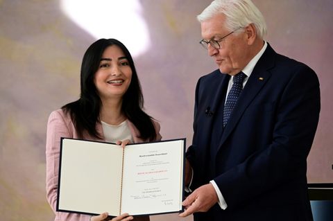 Reem Alabali-Radovan bei ihrer Ernennung