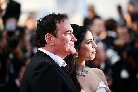 Tarantino und seine Frau Daniella Pick 2023 in Cannes