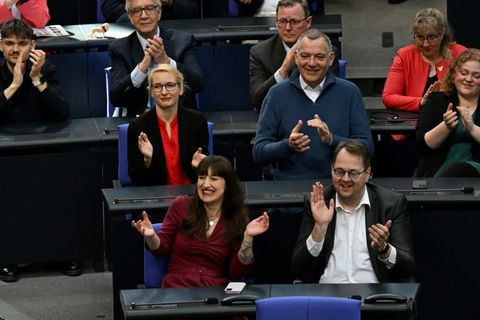 Chefs von Partei und Fraktion der Linken