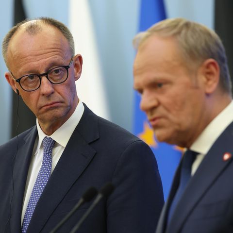 Friedrich Merz und Donald Tusk