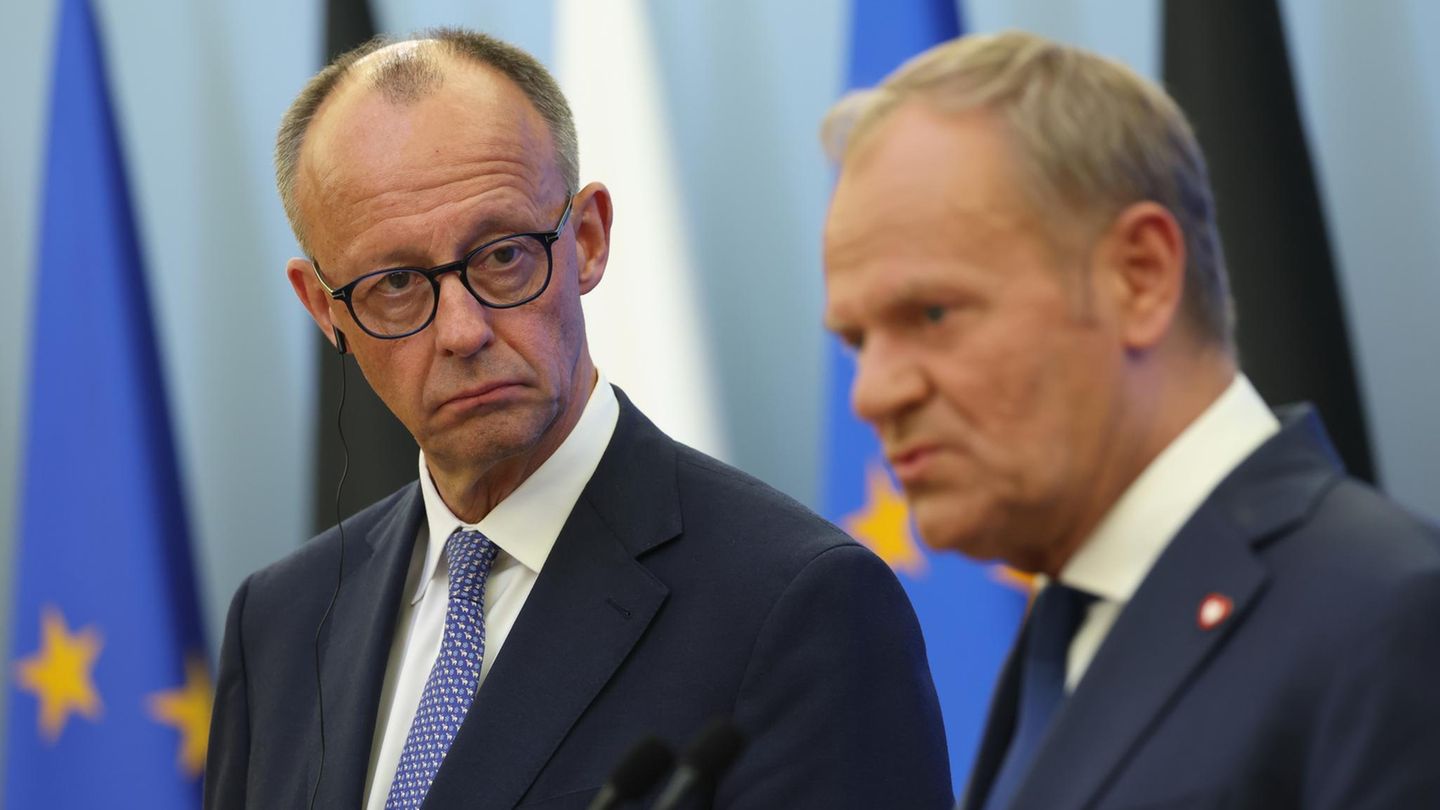 Friedrich Merz by Donald Tusk for asylum course