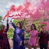 Nicht schwarz oder weiß, sondern rosa ist der Rauch, der in Sichtweite des Petersdoms aufsteigt. Aktivistinnen der Women's Ordination Conference fordern damit die volle Gleichberechtigung der Frauen in der katholischen Kirche