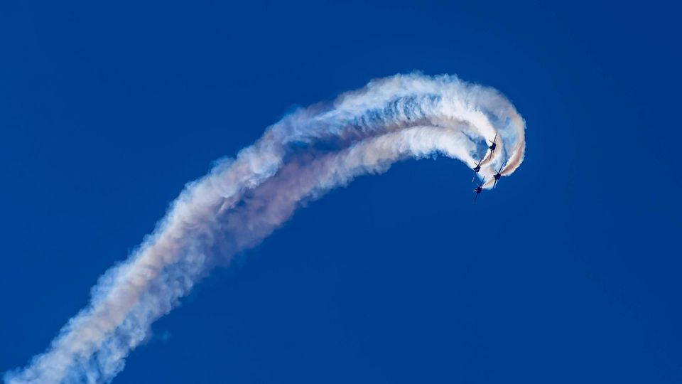 Kunstflugstaffel in Italien