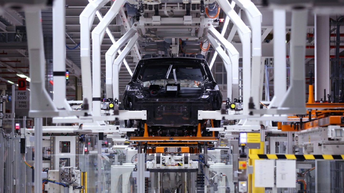 Produktion von VW-Elektroauto ID.3 in Zwickau