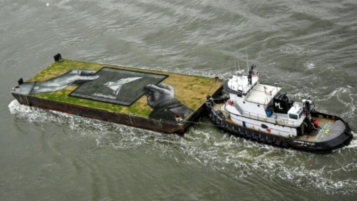 Schwimmendes Kunstwerk