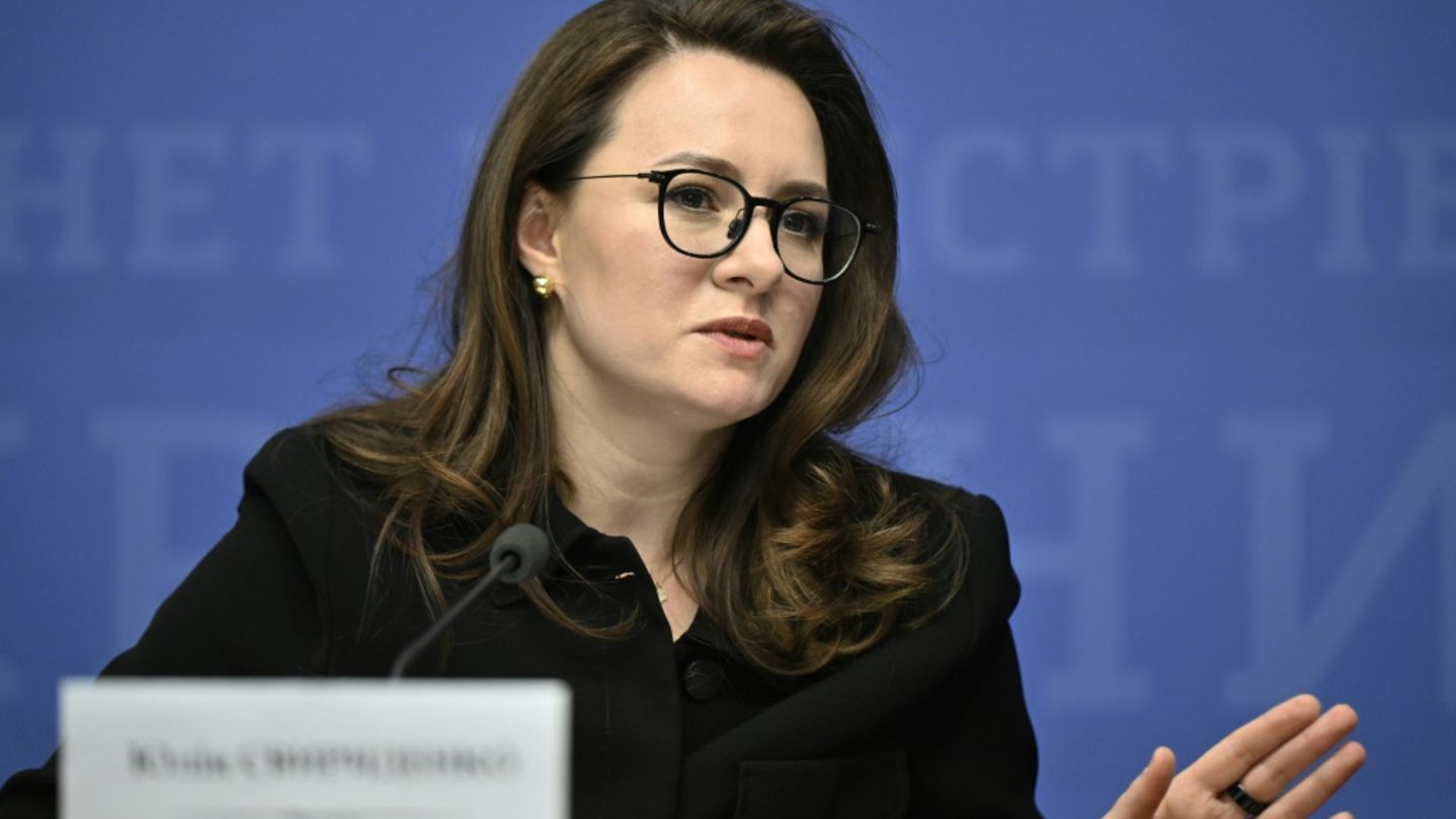Die ukrainische Wirtschaftsministerin Julia Swyrydenko