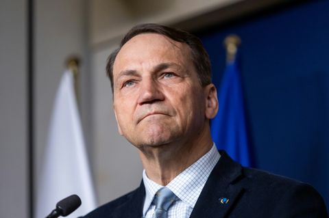Sikorski am Dienstag in Warschau