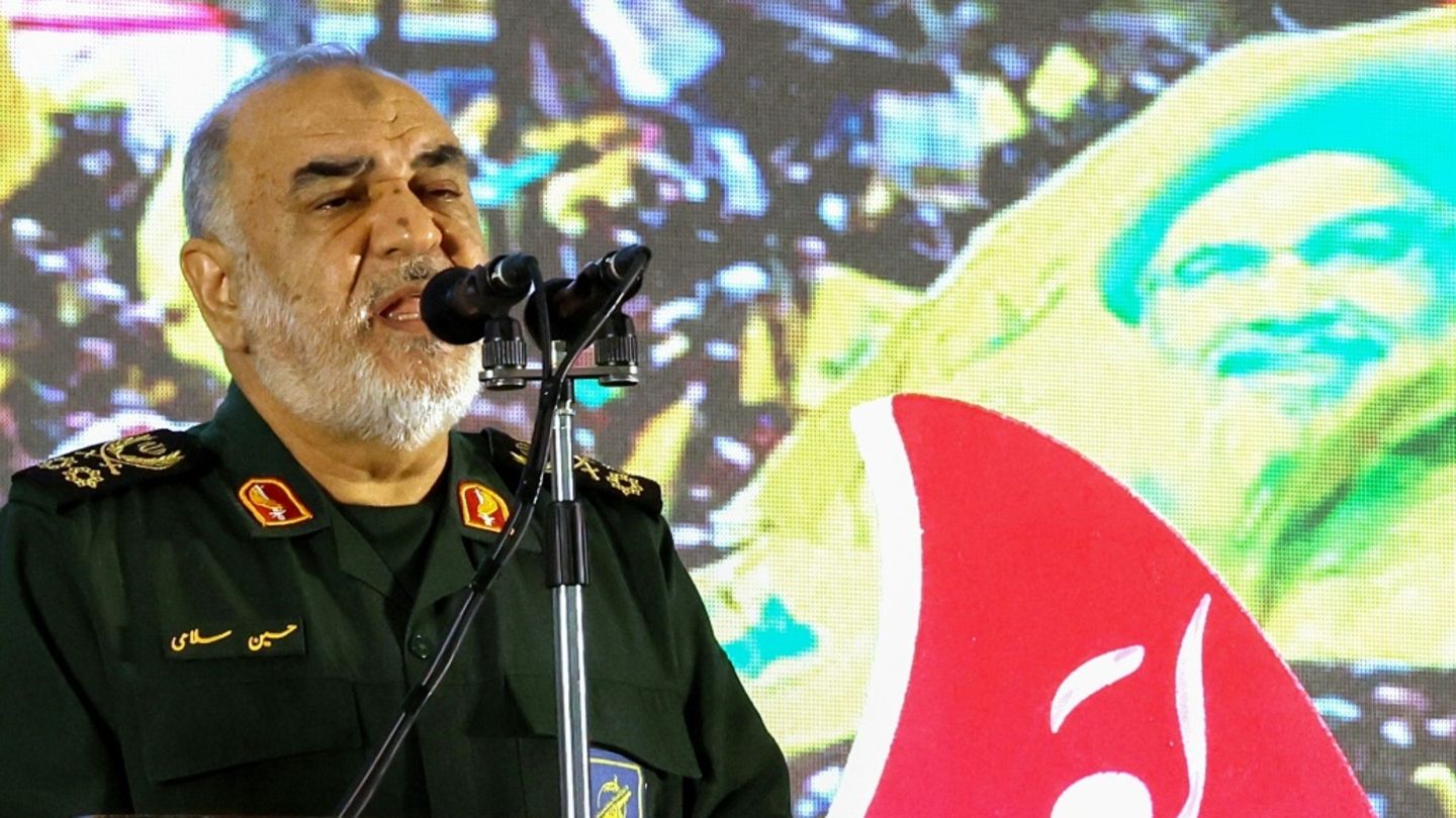 Der Anführer der Iranischen Revolutionsgarden, Hossein Salami, im Februar
