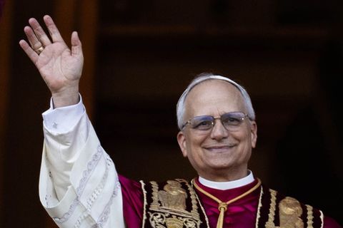 Der neu gewählte Papst Leo XIV., der US-Amerikaner Robert Prevost