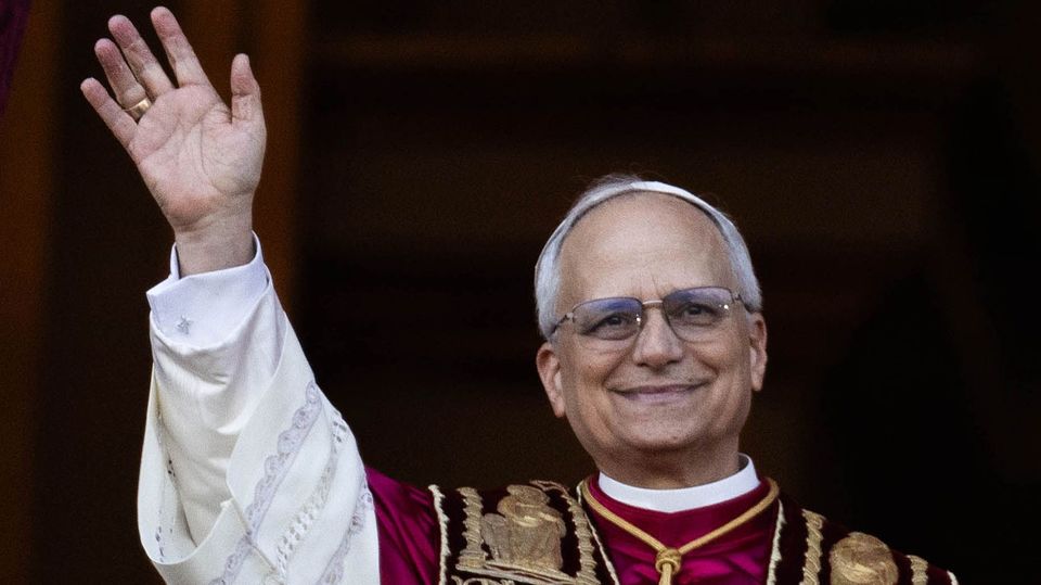 Der neu gewählte Papst Leo XIV., der US-Amerikaner Robert Prevost Der neu gewählte Papst Leo XIV., der US-Amerikaner Robert Prevost