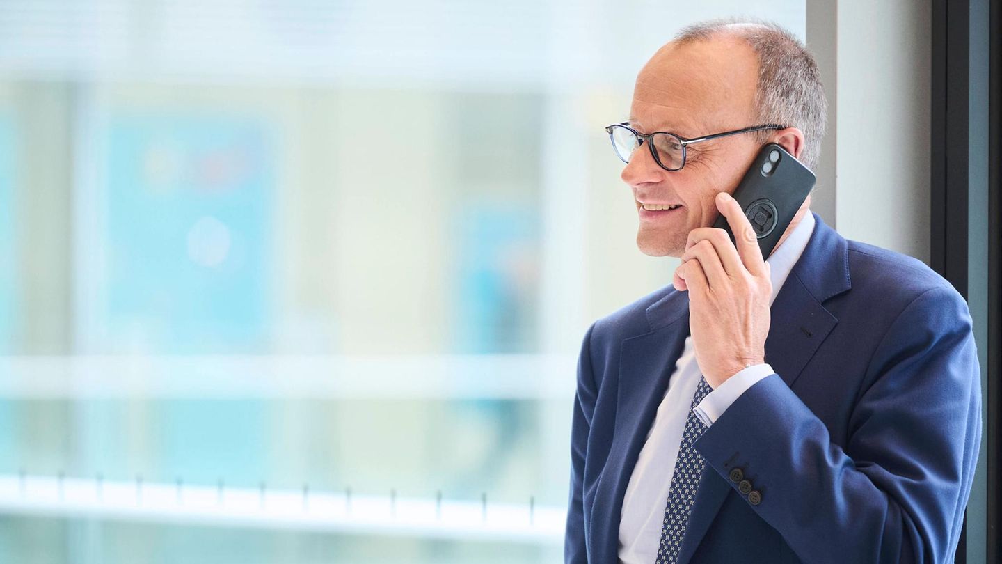 Friedrich Merz is on the phone with Donald Trump – they spoke about that
