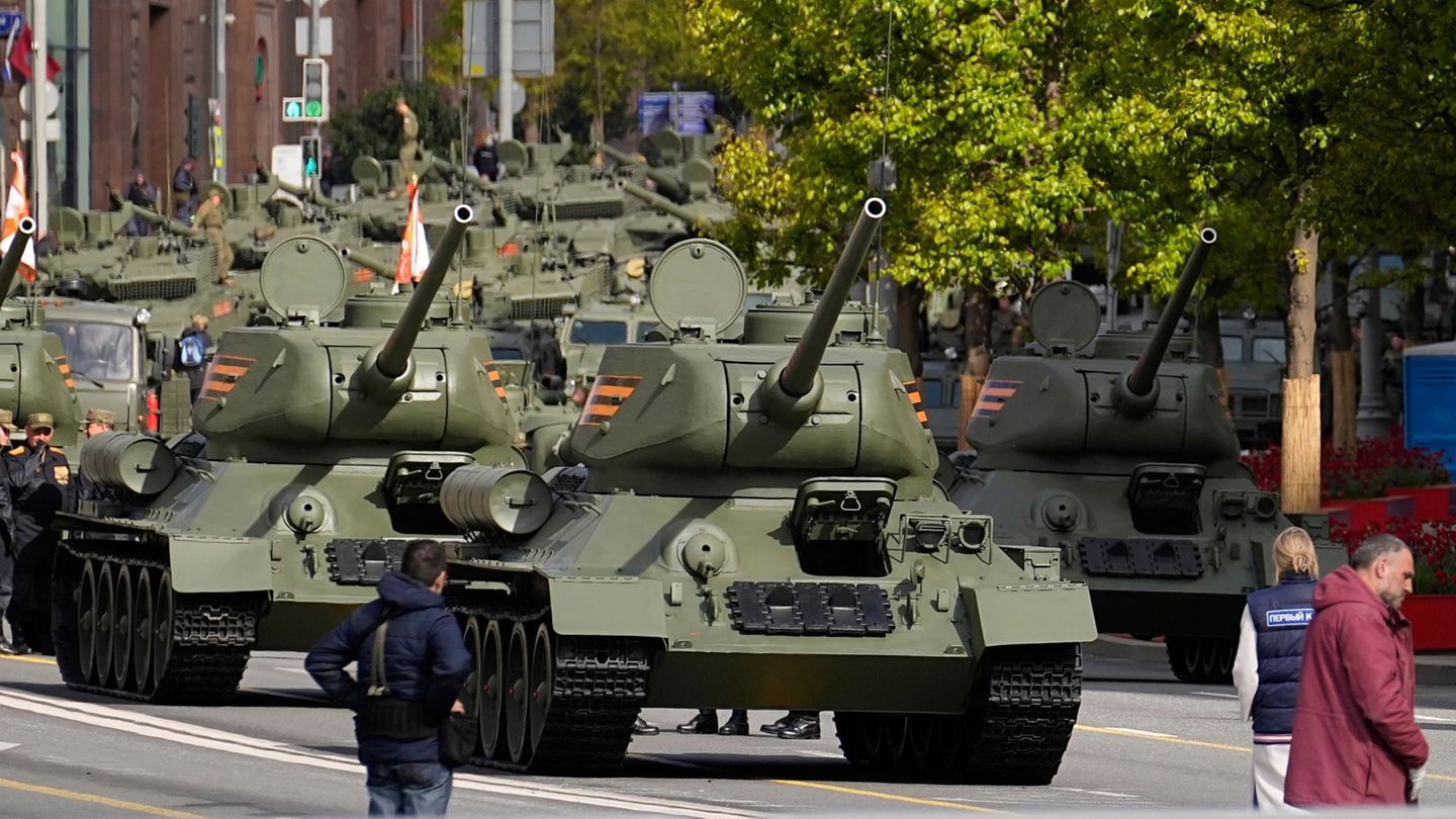 Die Lage im Überblick: Militärparade zum 80. Jahrestag des Sieges in Moskau