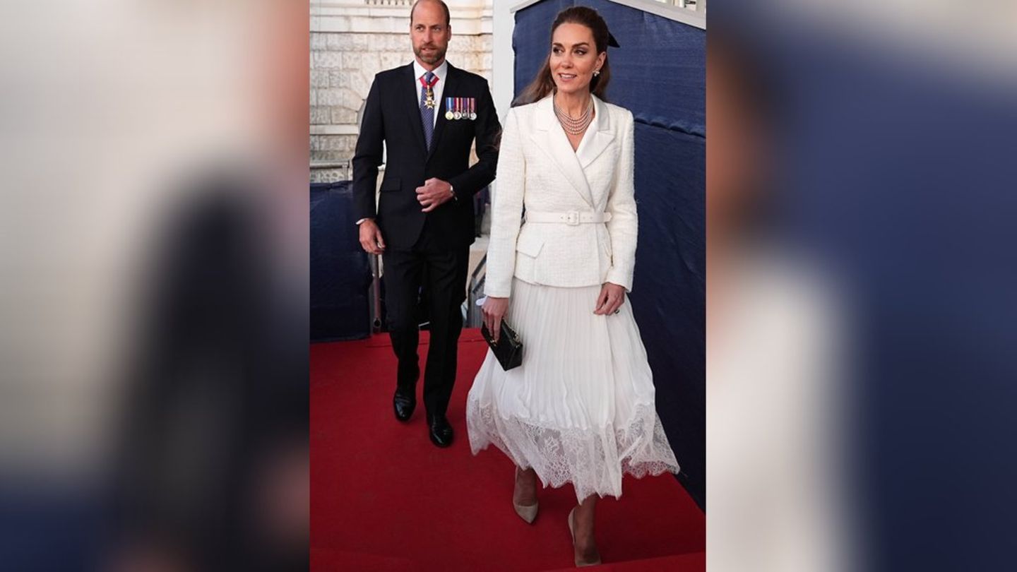 Prinzessin Kate: Selbstbewusster Auftritt in weißem Outfit