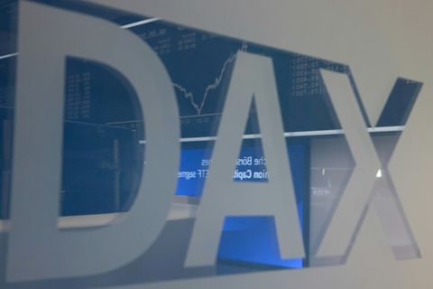Dax-Schriftzug in Frankfurt am Main