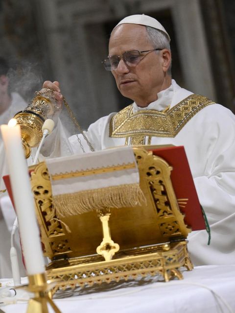 Weltpremiere im Vatikan: Diese Aufnahmen zeigen den Papst direkt nach Konklave
