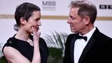 Schauspielerin Vicky Krieps und Florian Gallenberger, der Präsident der Deutschen Filmakademie