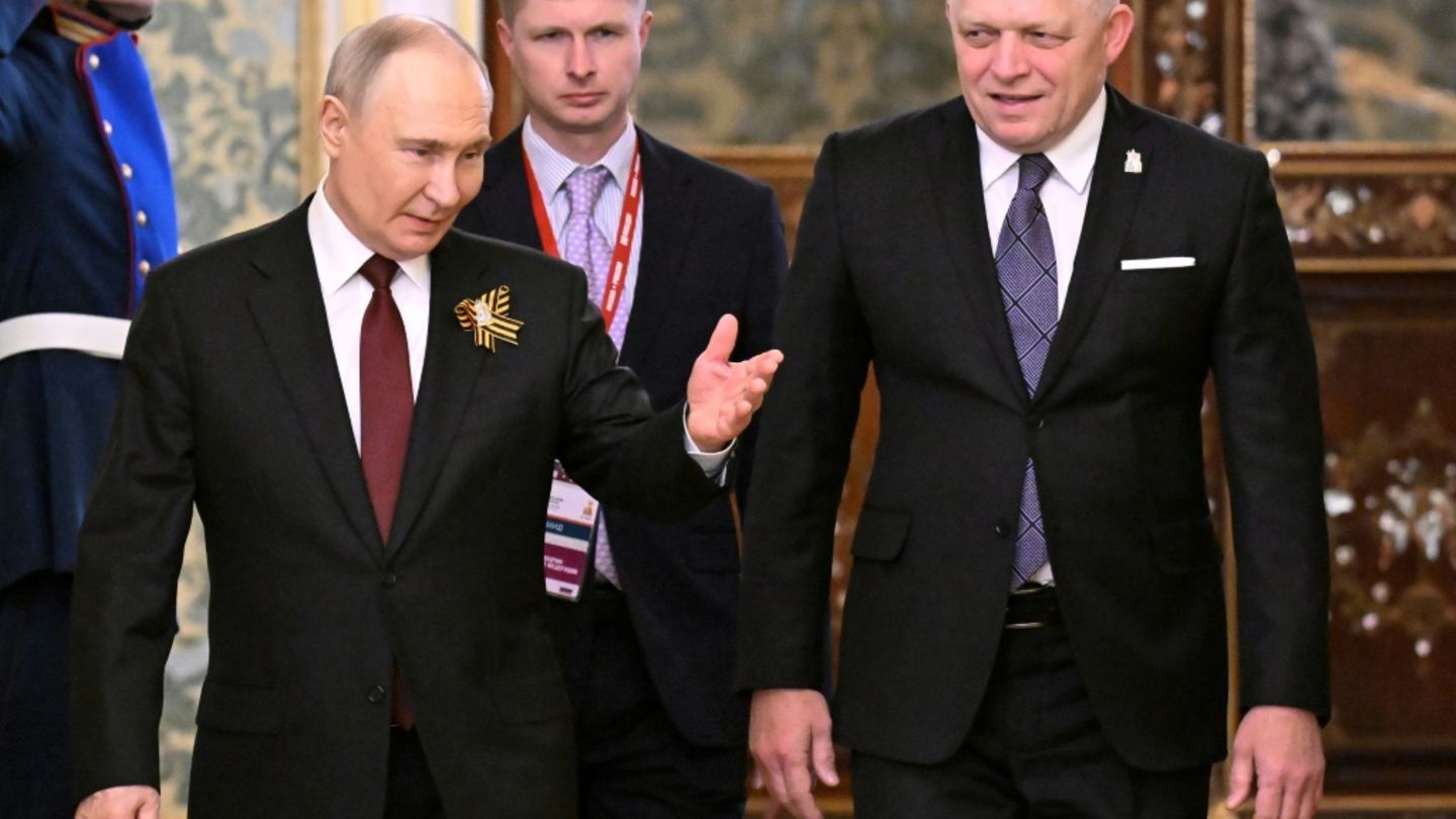 Wladimir Putin und Robert Fico