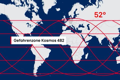 "Kosmos 482": Sowjetische Raumsonde rast auf die Erde zu