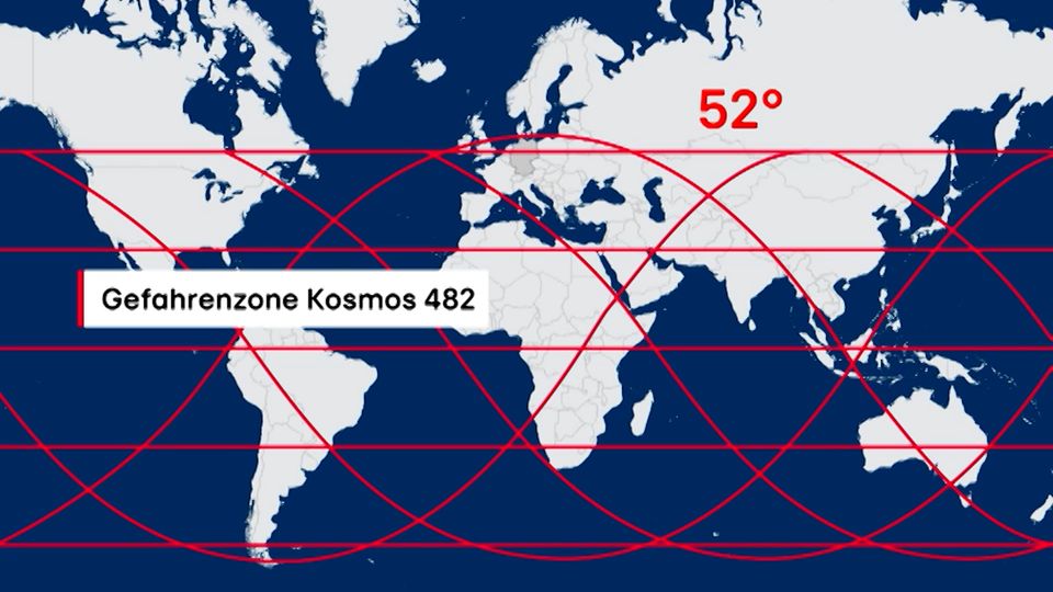 "Kosmos 482": Sowjetische Raumsonde rast auf die Erde zu