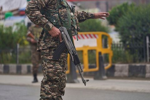 Soldat Kaschmir