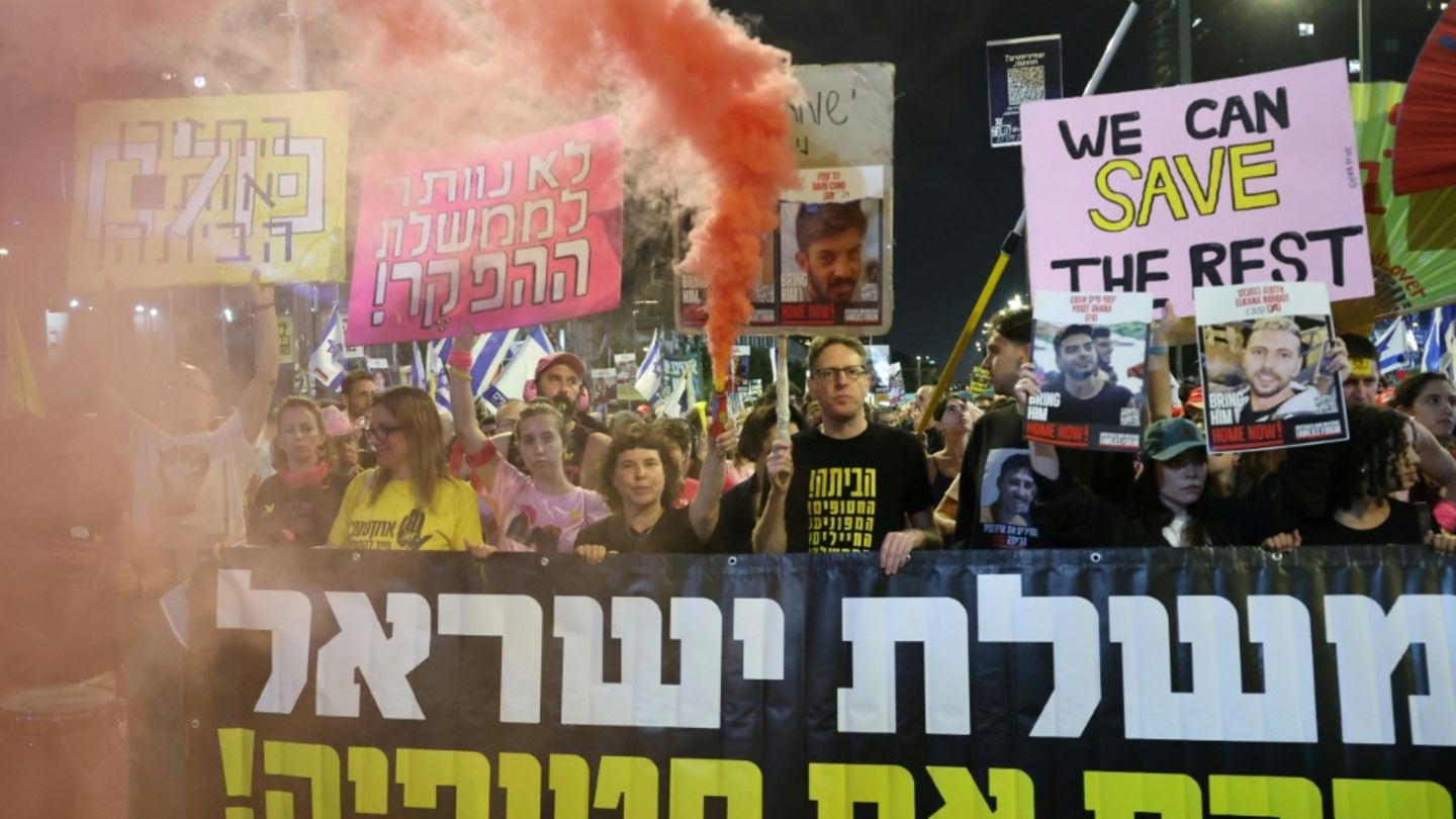 Protest für Geisel-Freilassung in Tel Aviv