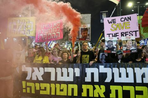 Protest für Geisel-Freilassung in Tel Aviv